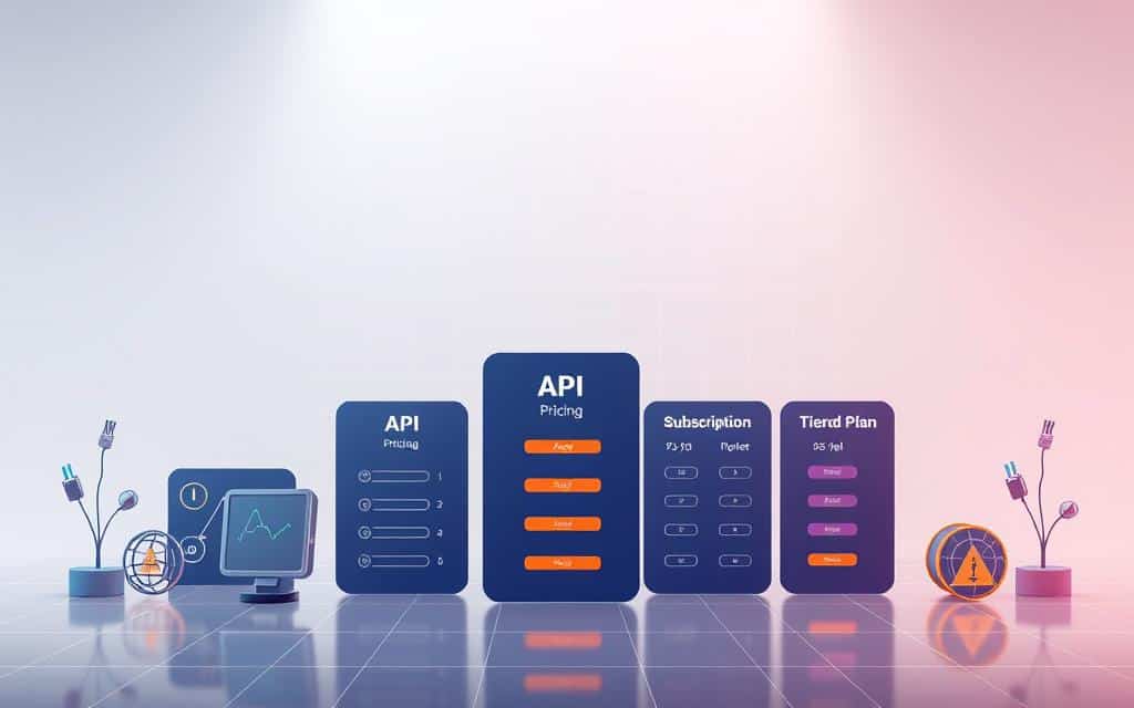 A sleek and modern illustration depicting various API pricing models, arranged in a visually appealing layout. The foreground showcases several API pricing options, such as pay-as-you-go, subscription, and tiered plans, each represented by distinctive icons or geometric shapes. The middle ground features a clean, minimalist backdrop with a subtle grid pattern, highlighting the technical and structured nature of the subject matter. The background gently fades into a soft, neutral color palette, creating a sense of balance and professionalism. The lighting is soft and evenly distributed, casting a subtle glow on the scene. The overall composition is carefully crafted to convey the concept of "Licensing models you can actually use today" in a visually engaging and informative manner. A sleek and modern illustration depicting various API pricing models, arranged in a visually appealing layout. The foreground showcases several API pricing options, such as pay-as-you-go, subscription, and tiered plans, each represented by distinctive icons or geometric shapes. The middle ground features a clean, minimalist backdrop with a subtle grid pattern, highlighting the technical and structured nature of the subject matter. The background gently fades into a soft, neutral color palette, creating a sense of balance and professionalism. The lighting is soft and evenly distributed, casting a subtle glow on the scene. The overall composition is carefully crafted to convey the concept of "Licensing models you can actually use today" in a visually engaging and informative manner.